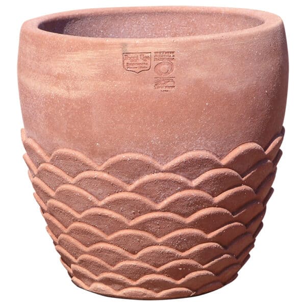 Cache-pot onde Terracotta Impruneta