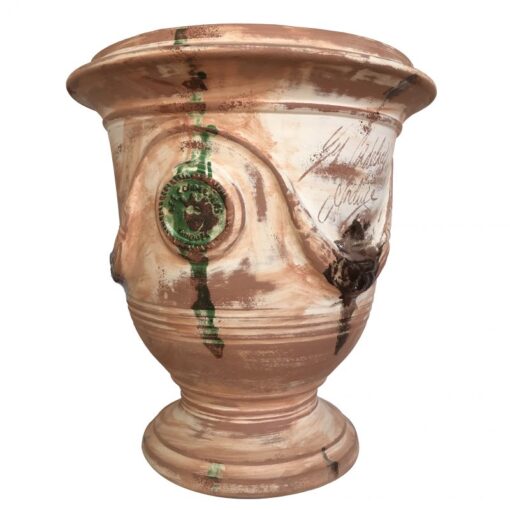 Klassische Anduze-Vase in Antikoptik