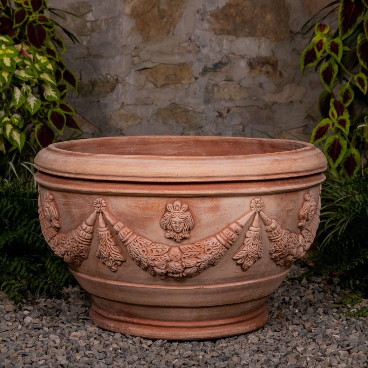 Becken bassa con festoni