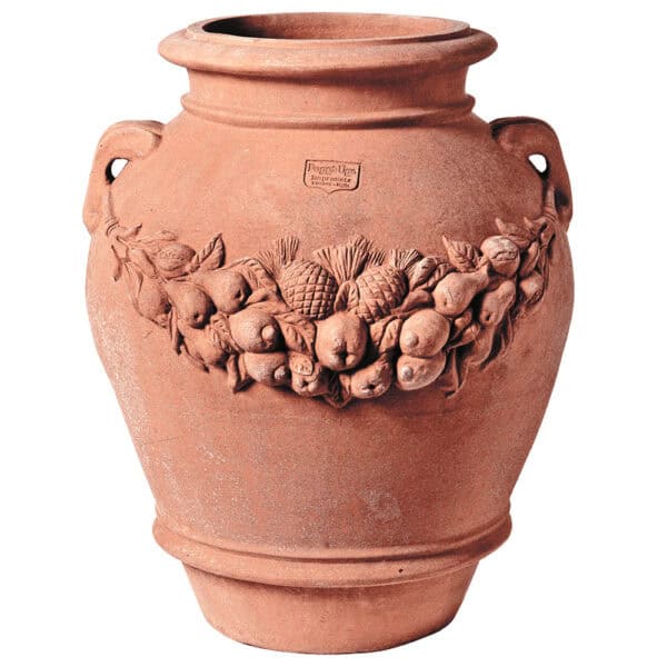 Orcio festonato Terracotta Impruneta