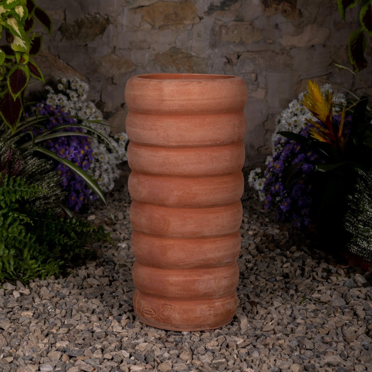 Stemma con palma Terracotta Impruneta