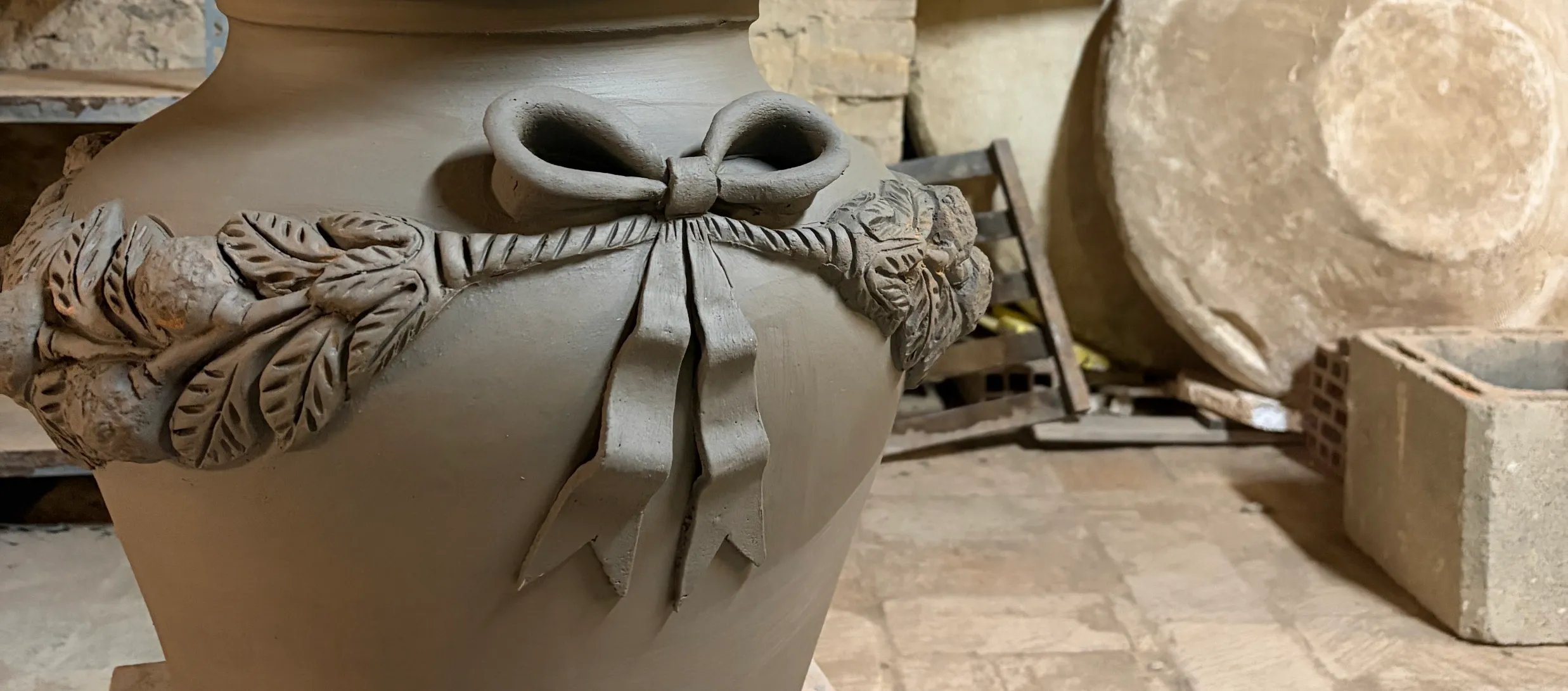 Terracotta Gefäße in Impruneta Manufaktur