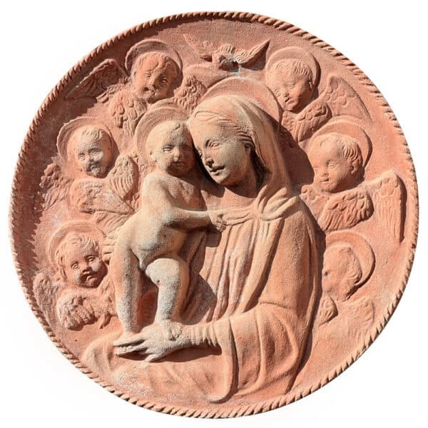 Madonna col bambino e sei angeli, Collezione Giubileo Terracotta Impruneta